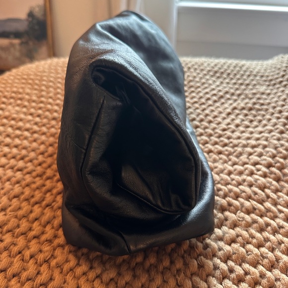 Zara Leather Black Fold-over Clutch - Picture 8 of 11